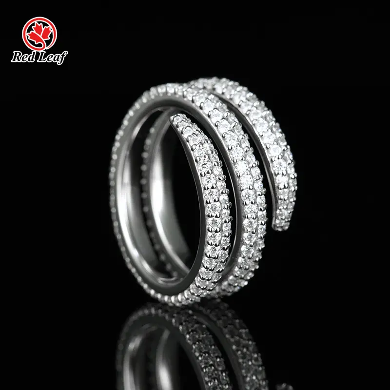 Lab Grown Gemstone Engagement Rings 1CT Wholesale - Redleaf 2