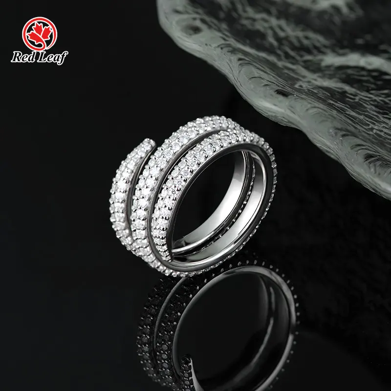 Lab Grown Gemstone Engagement Rings 1CT Wholesale - Redleaf 6