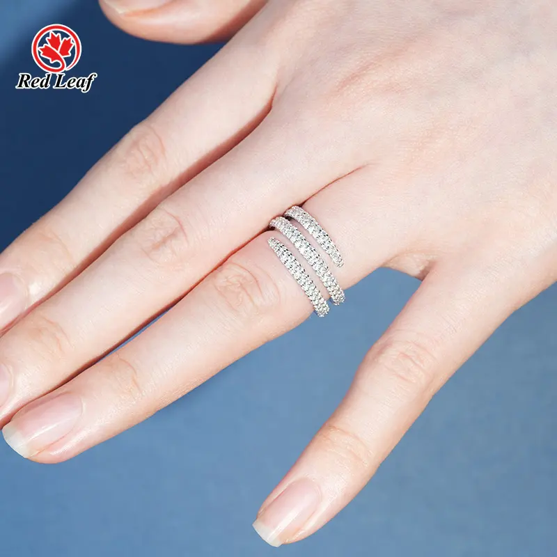 Lab Grown Gemstone Engagement Rings 1CT Wholesale - Redleaf 3