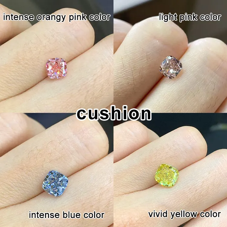 Lab Made Diamonds Pear Color Lab Grown Diamond Wholesale - Redleaf 4