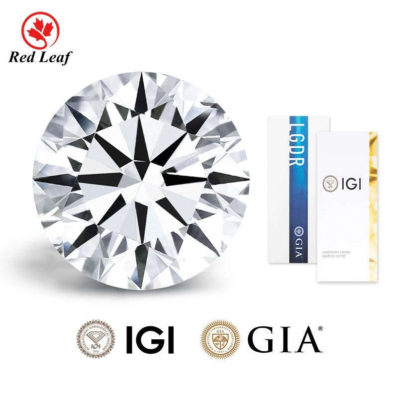 8.56ct e VVS2 Runde Brillant Cut Labor CVD CVD Rough Diamond Lieferanten-Rotblatt 1