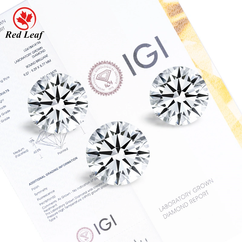 Redleaf 5.01CT F VS1 Round Labor GIA Certified Diamonds Großhandel 1