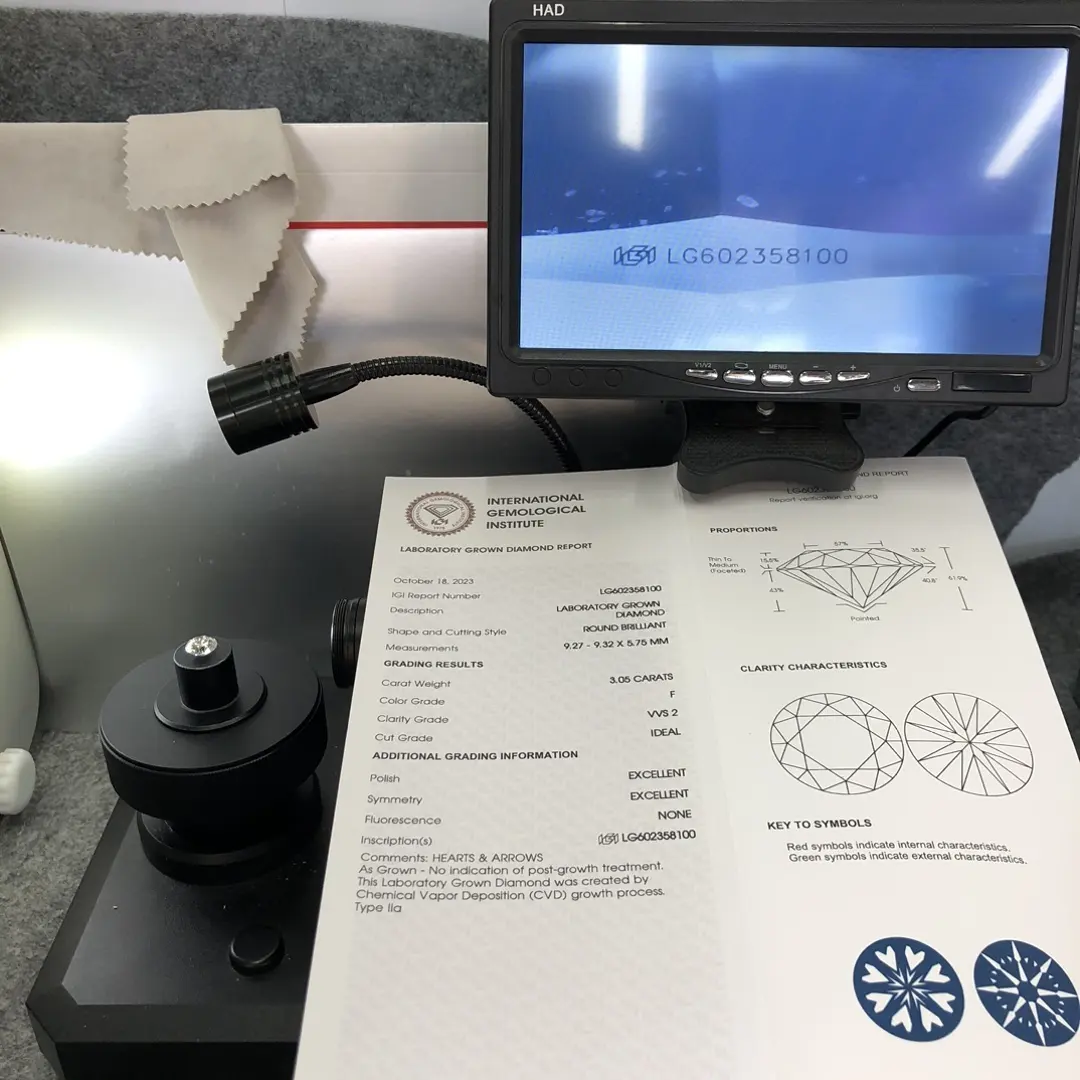 4 Carat Lab Grown Diamond Lab Grown Diamond Wholesale - Redleaf 5