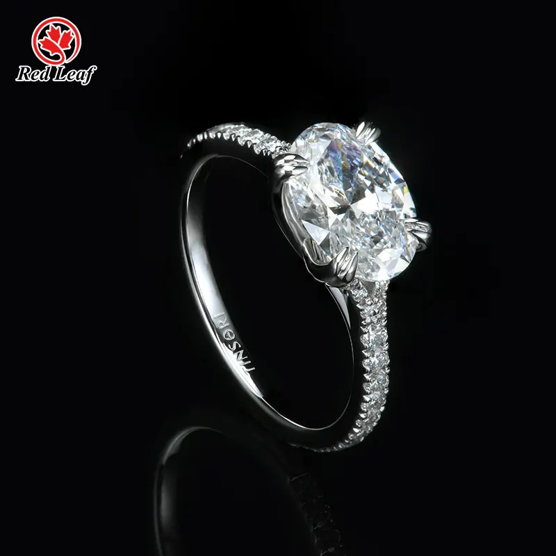 Best Lab Grown Diamond Rings VVS2 by Redleaf 7
