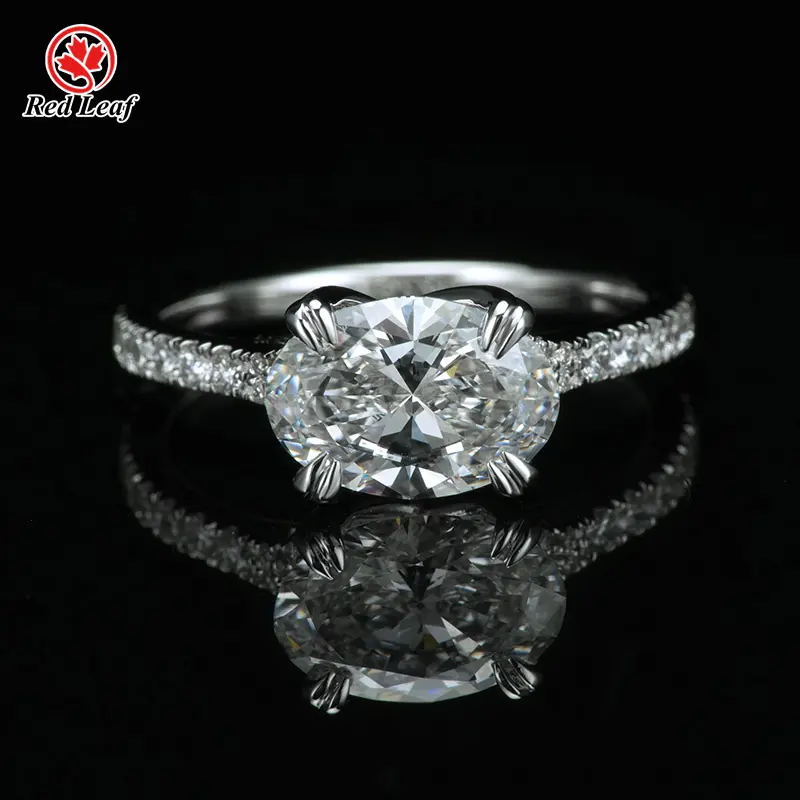 Best Lab Grown Diamond Rings VVS2 by Redleaf 4