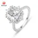 Lab Grown Gemstone Engagement Rings Round - - Redleaf 2