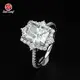 Lab Grown Gemstone Engagement Rings Round - - Redleaf 5