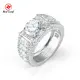 Lab Grown Pear Shaped Diamond Ring 3.5CT by Redleaf 6