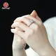 Lab Grown Pear Shaped Diamond Ring 3.5CT by Redleaf 3