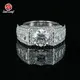 Lab Grown Pear Shaped Diamond Ring 3.5CT by Redleaf 2