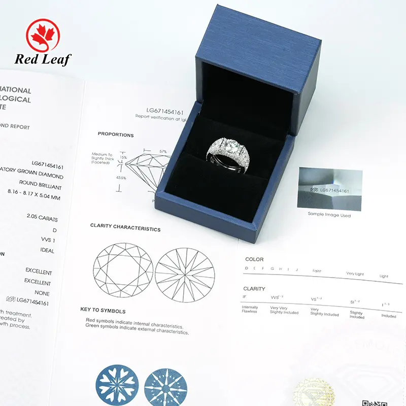 Lab Grown Pear Shaped Diamond Ring 3.5CT by Redleaf 5