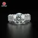 Lab Created Emerald Cut Diamond Ring VS1 - - Redleaf 2