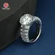 Lab Created Emerald Cut Diamond Ring VS1 - - Redleaf 9