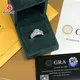 Lab Created Emerald Cut Diamond Ring VS1 - - Redleaf 5