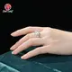Lab Created Emerald Cut Diamond Ring VS1 - - Redleaf 6