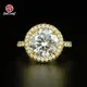 Lab Grown Oval Engagement Rings Round Lab Grown Diamond Ring Wholesale - Redleaf 2