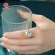 Lab Grown Oval Engagement Rings Round Lab Grown Diamond Ring Wholesale - Redleaf 5