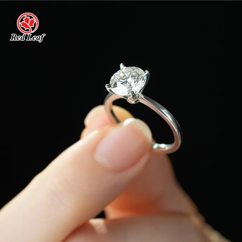 Redleaf Lab Created Diamond Solitaire Ring Price List 4