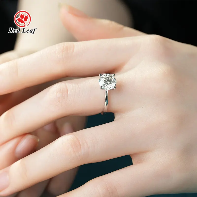 Redleaf Lab Created Diamond Solitaire Ring Price List 3