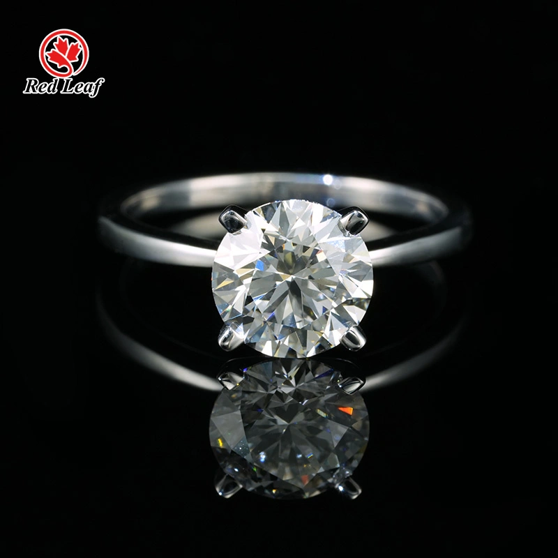 Redleaf Round Cut 18k White Gold IGI certifié 2.07CT VS1 LAB ANNEUR DIAMOND GRAND 1