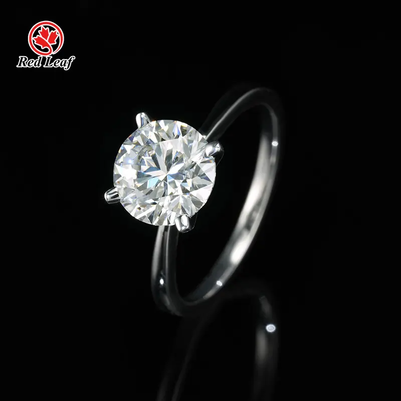 Redleaf Lab Created Diamond Solitaire Ring Price List 5