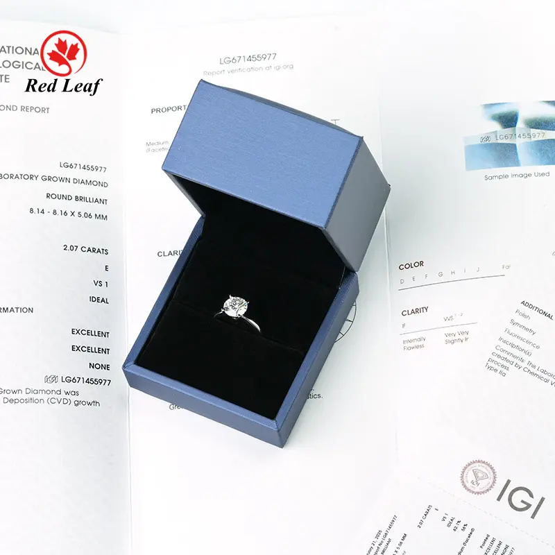 Redleaf Lab Created Diamond Solitaire Ring Price List 8