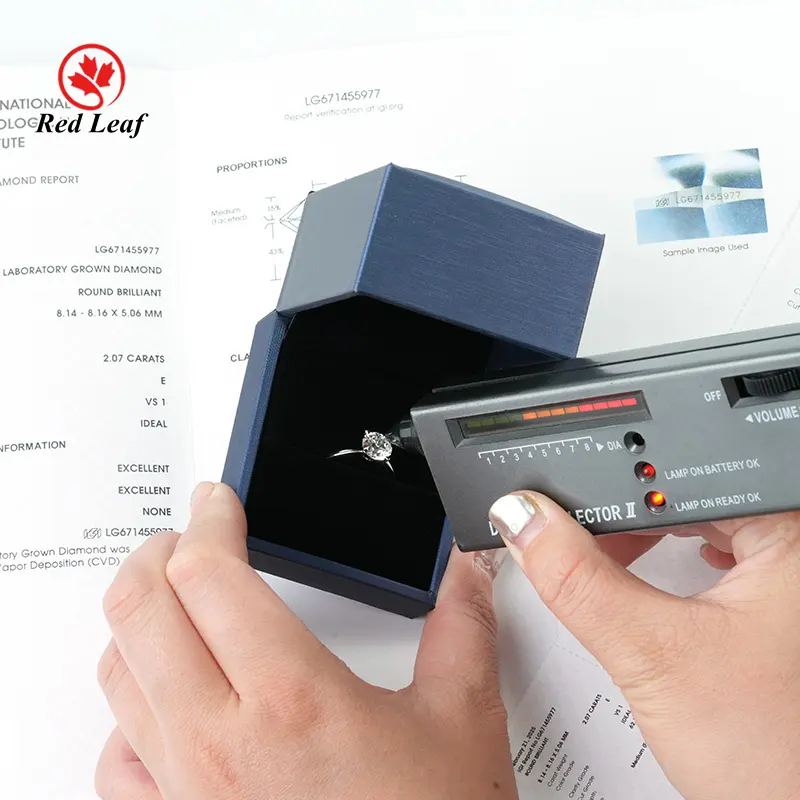 Redleaf Lab Created Diamond Solitaire Ring Price List 7