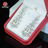 Redleaf 925 Sterling Silver Moissanite Gra Certificado Fancy Cut 7
