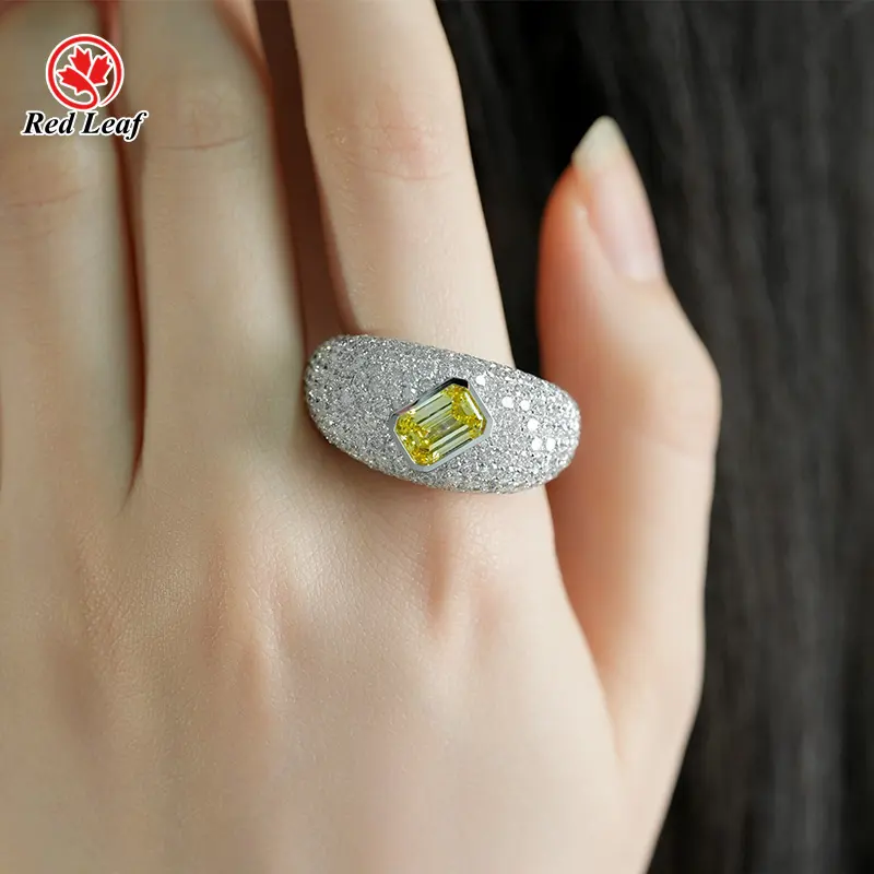 Artificial Diamond Rings Jewelry Wholesale - Redleaf 3