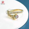 Redleaf Moissanite 18K Inimitable Design Gold Ring for Women 6
