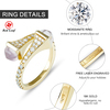 Redleaf Moissanite 18K Inimitable Design Gold Ring for Women 3