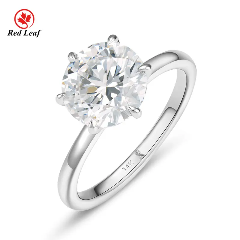 Pear Shaped Lab Grown Diamond Ring 5CT Jewelry Wholesale - Redleaf 3