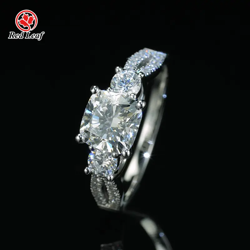 Lab Grown Solitaire Diamond Ring Jewelry Wholesale - Redleaf 4