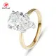 Lab Grown Gemstone Rings Long Cushion Pear Gemstone Ring Wholesale - Redleaf 5