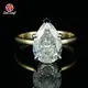 Lab Grown Gemstone Rings Long Cushion Pear Gemstone Ring Wholesale - Redleaf 2