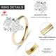 Lab Grown Gemstone Rings Long Cushion Pear Gemstone Ring Wholesale - Redleaf 8