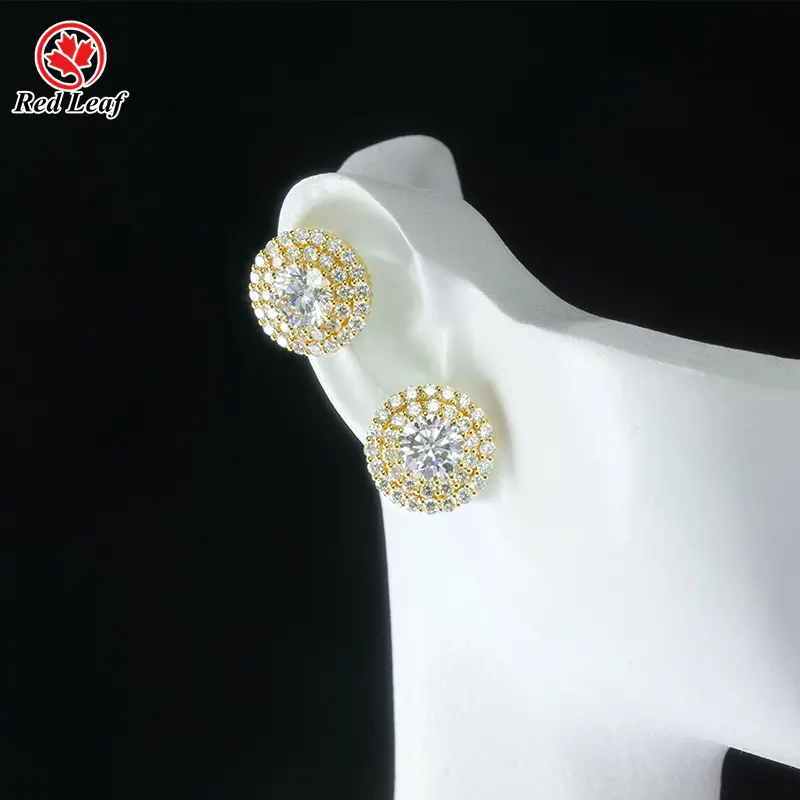 Lab Created Diamond Drop Earrings by Redleaf 6