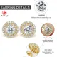 Lab Created Diamond Drop Earrings by Redleaf 8