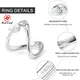 Lab Grown Gemstone Engagement Rings 3.5CT by Redleaf 6