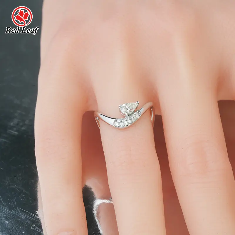 Lab Grown Gemstone Engagement Rings 3.5CT by Redleaf 3