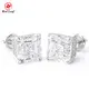 Lab Created Diamond Solitaire Earrings VVS1 - - Redleaf 2