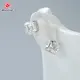 Lab Created Diamond Solitaire Earrings VVS1 - - Redleaf 3