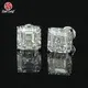 Lab Created Diamond Solitaire Earrings VVS1 - - Redleaf 5