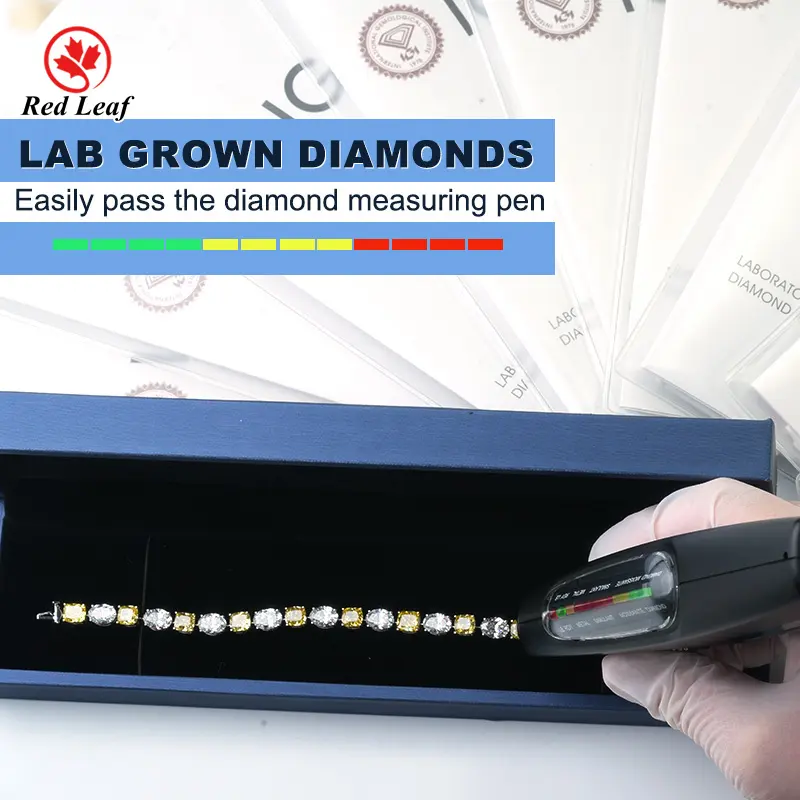 Man Made Diamond Jewelry E - - Redleaf 5