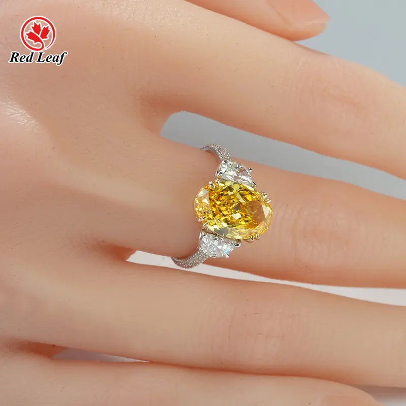 Lab Created Engagement Rings VVS2 Wholesale - Redleaf 5