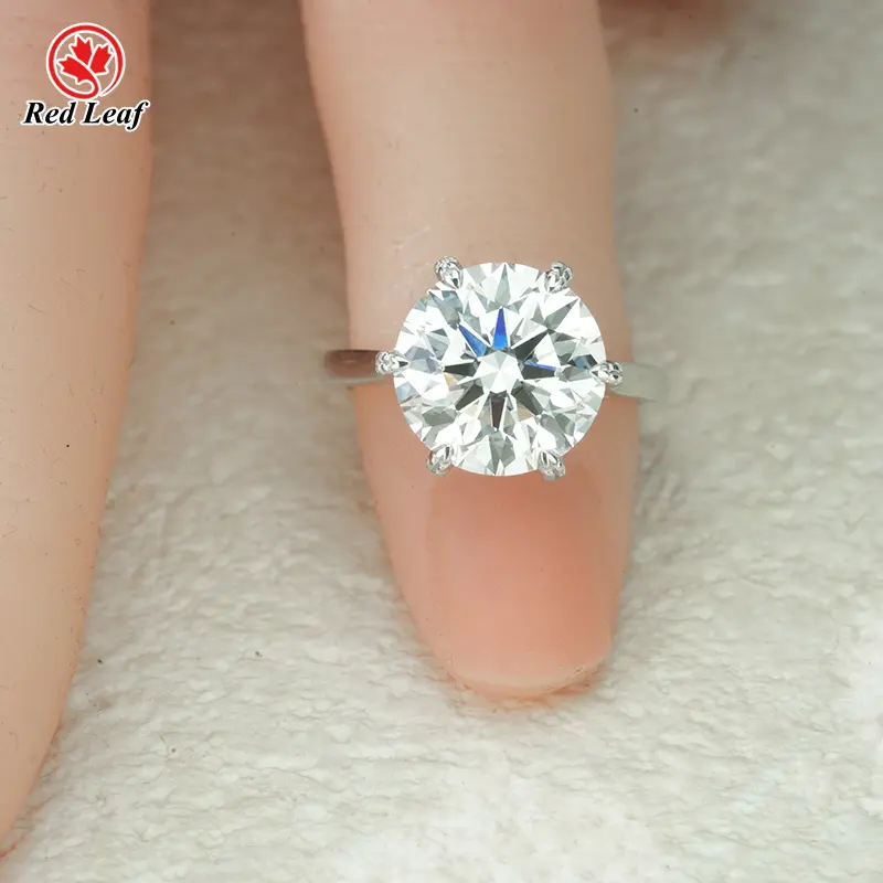 Lab Created Engagement Rings Emerald - - Redleaf 6