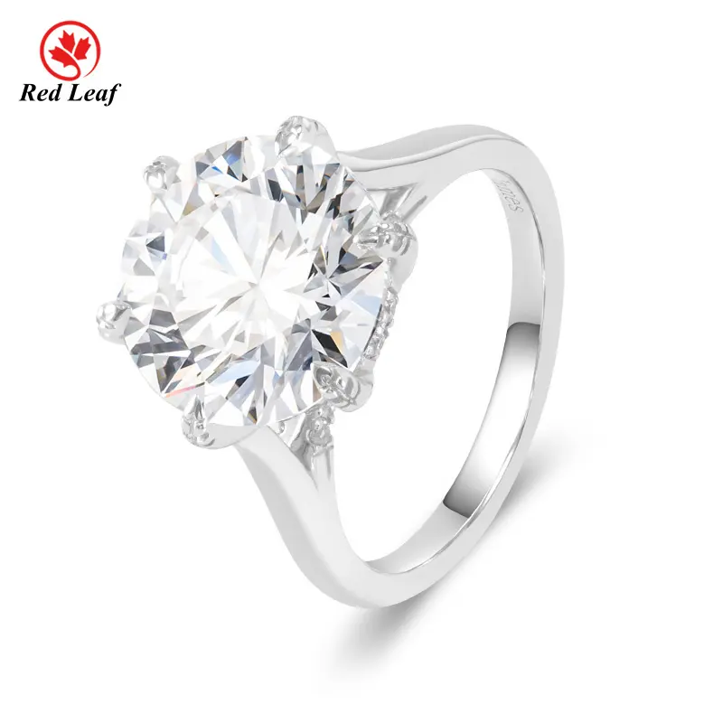 Lab Created Engagement Rings Emerald - - Redleaf 2