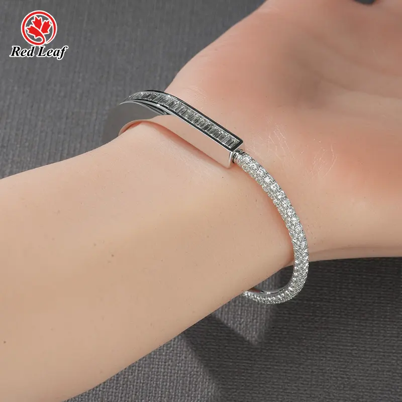 Lab Created Diamond Bracelet 3.5CT Wholesale - Redleaf 5