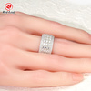 Redleaf 18K Gold Gold Round Cut D VVS Moissanite خاتم الخطوبة GRA شهادة مختبر مخصص مصنوعة المجوهرات 7