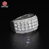 Redleaf 18K Gold Gold Round Cut D VVS Moissanite خاتم الخطوبة GRA شهادة مختبر مخصص مصنوعة المجوهرات 1